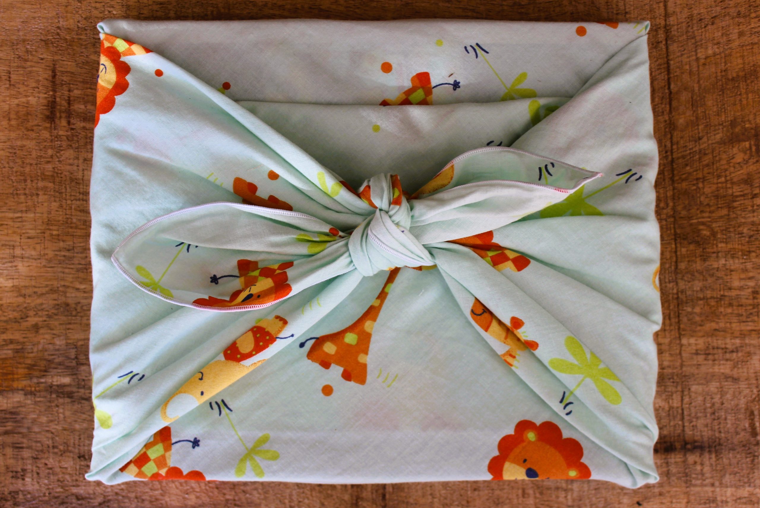 Furoshiki vert savane